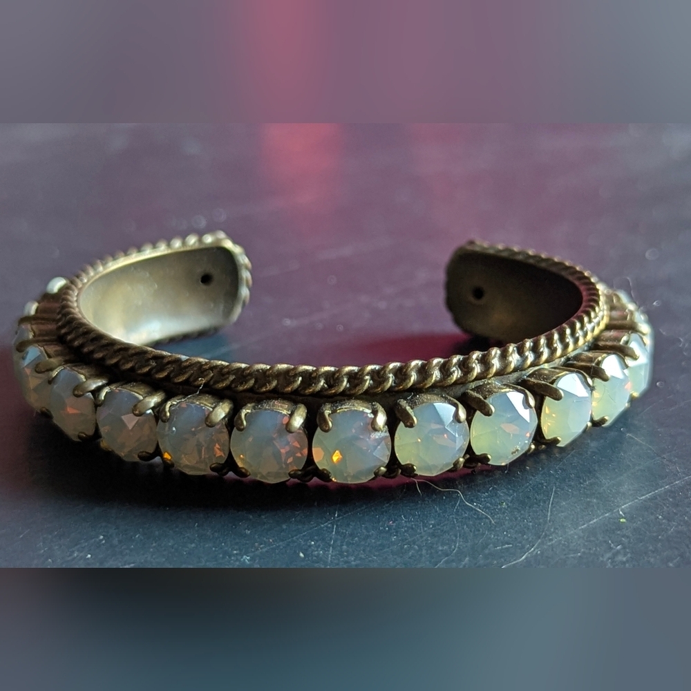 Sorrelli Gold Bracelet with Opalescent Stones
